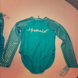 Cat & Jack Mermaid Swim Suit With Tail